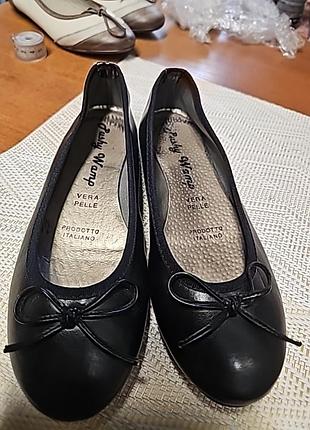 Балетки кожаные 36р
