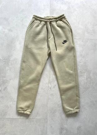 Мужские спортивные трикотажные брюки на флисе nike