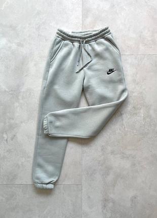 Мужские трикотажные спортивные штаны на флисе nike