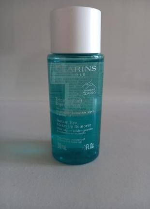Clarins instant eye make-up remover двухфазное средство для снятия макияжа с глаз 30ml.