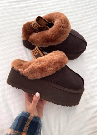 Угги ugg chukka boots en cuir a lacets beige homme