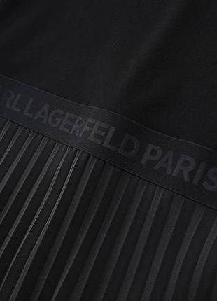 Платье karl lagerfeld черное с полоской5 фото