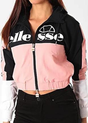 Коротка куртка-ветровка з капюшоном для тренувань від ellesse