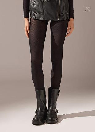 Колготы теплые calzedonia с кашемиром