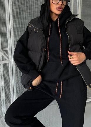 Теплий костюм трійка в стилі miu