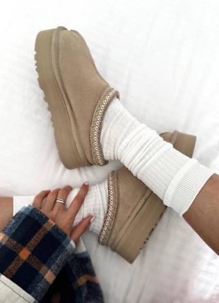 Уггі уги угг Чорні вєтнамки ugg шкіра w5 р35-36 нові premium2 фото