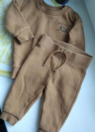 Primark теплий костюм комплект 3-6 міс 68 см