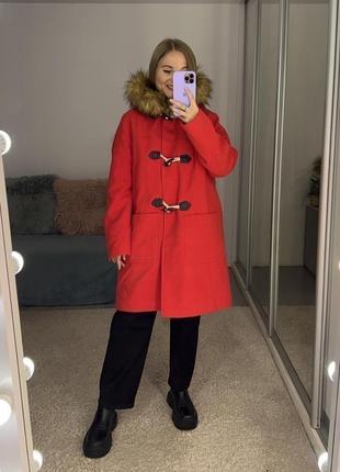 Легке пальто дафл батал великого розміру №63