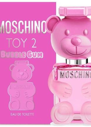 Оригинальный moschino toy 2 bubble gum 50 ml (москино той 2 бабл гам ) туалетная вода