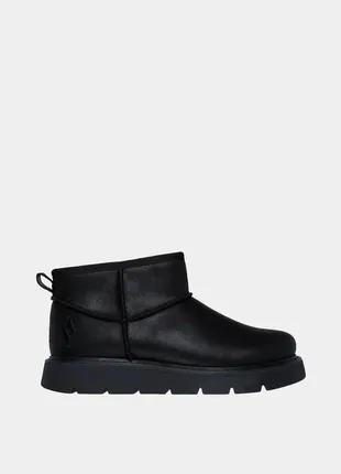 Женские полуботинки skechers / оригинальные полуботинки черного цвета