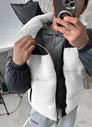 Чоловіча куртка зимова дуже тепла пухка барашик куртка для чоловіків дуже висока якість