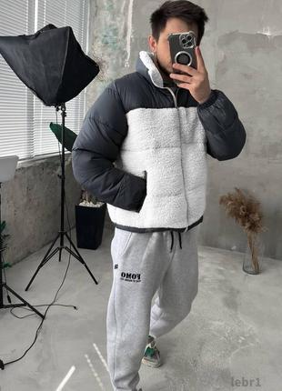 Чоловіча куртка зимова дуже тепла пухка барашик куртка для чоловіків дуже висока якість