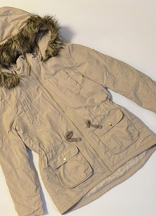 Теплая парка куртка h&m для девочки на 13-14 лет 2