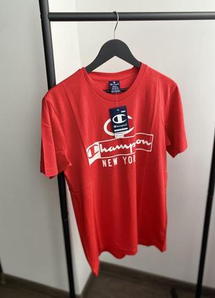 Футболка коттон оригинал champion s - m