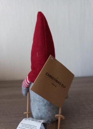 Скандинавский эльф, гном на лыжах / девочка / - 23 см