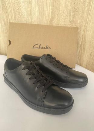 Мужские туфли оригинал clarks натуральная кожа шнурки стиль спорт шик стелька 27 см