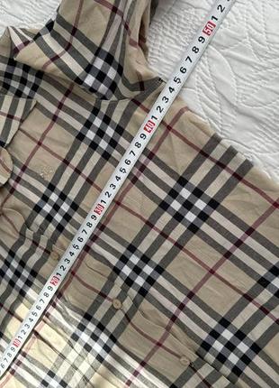 Рубашка в клетку burberry женская рубашка по фигуре в5 фото