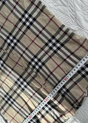 Рубашка в клетку burberry женская рубашка по фигуре в7 фото