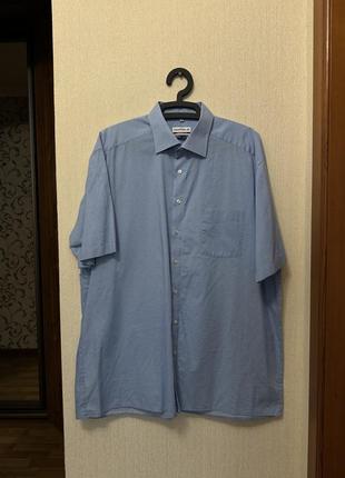 Блакитна  сорочка marvelis comfort fit розмір 52