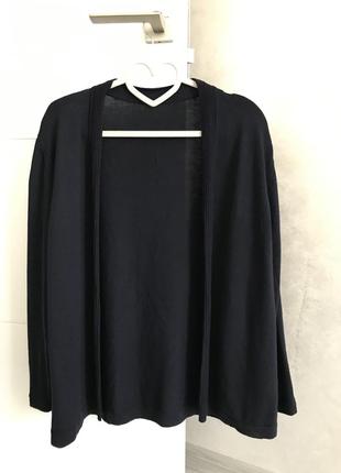 Шерстяная накидка кардиган