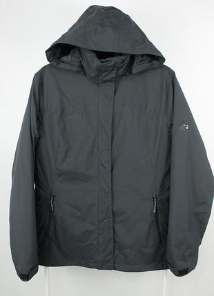 Брендова мембранна куртка mammut drytech 2 in 1 black hooded jacket women's
