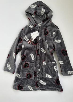 Махровый теплый халат для мальчика 116