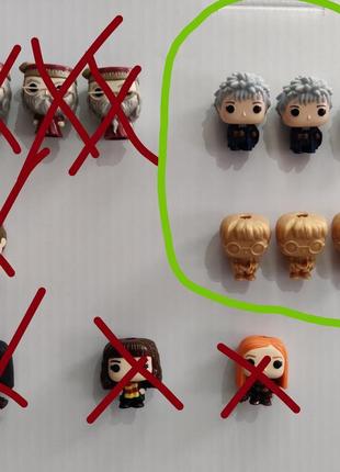 Мініфінурки з серіі гаррі поттер квідч кіндер сюрприз