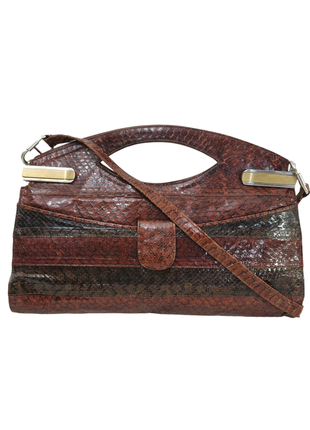 Натуральная кожа змеи! шикарная красивая интересная сумка