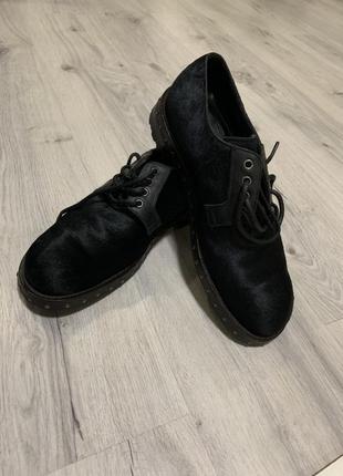 Туфлі з хутром , san pietro derby від dolce & gabbana