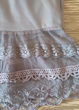 Серенька,на тоненьких бретелях ночная рубашка, ночнушка 42/446 фото