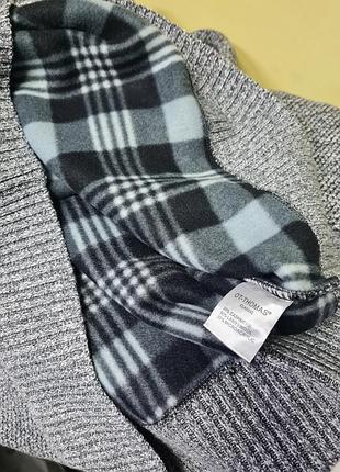 Свитер с горлом на молнии большие размеры батал, мужской свитер кофта с горлом стойка,...