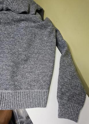 Свитер с горлом на молнии большие размеры батал, мужской свитер кофта с горлом стойка,...