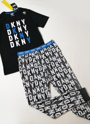 Нова бавовняна піжама футболки та штани на підлітка dkny