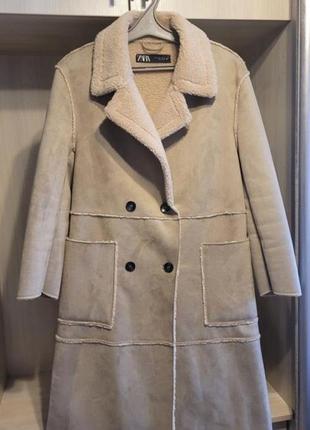 Дубленка zara