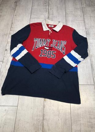 Мужской худи с большим логотипом tommy hilfiger