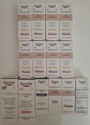 Набор дневной крем против пигментации кожи с тонирующим эффектом eucerin anti-pigment tinted spf 30