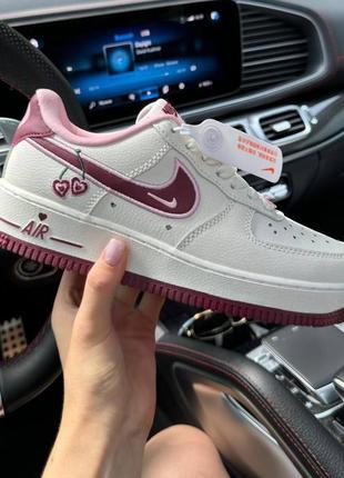 Кроссовки nike air force valentine's day cherries