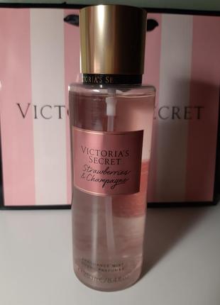Парфюмированный мист victoria's secret vs fantasies strawberries & champagne fragrance mist