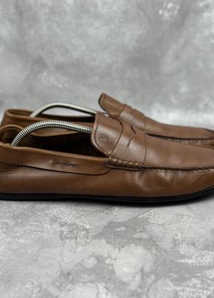 Tod’s мужские кожаные туфли мокасины оригинал