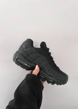 Кроссовки nike air max 95 essential 'triple black 20/23'
