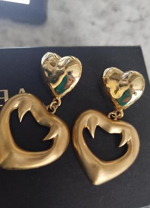 Сережки yves saint. laurent