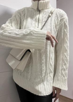 Шикарный свитер вязаный от h&m🤍