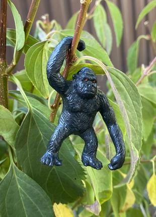 Горила 🌴🦍фігурка іграшка мініатюра орангутан мавпа щільна гума вінтаж 2000-ні роки