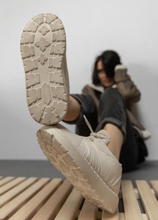 Жіночі дутики down beige