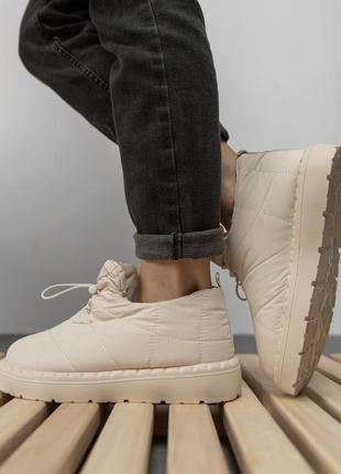 Жіночі дутики down beige