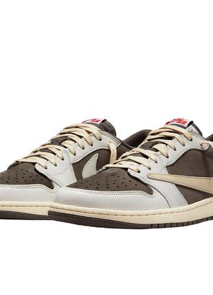 Кросівки jordan 1 retro low og sp travis scott reverse mocha