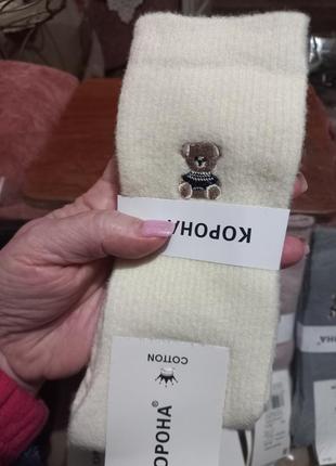 Шерстяные высокие носки. невероятно мягкие и нежные на ощупь размер 36-41.2 фото