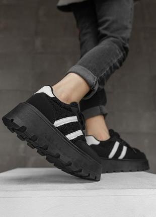 Женские кроссовки hairy black
