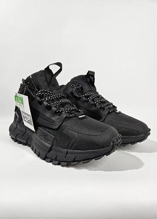 Reebok zig kinetica fit black хутро -32❄️