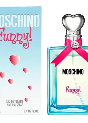 Туалетная вода женская moschino funny 100 мл / парфюм / аромат / москино фанни